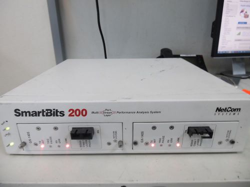 NETCOM SYSTEMS SMARTBITS 200 SMB-0200 ANALYSIS SYSTEM W/2 GX-1405 MODULES