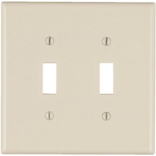 Leviton 005-80509-00T Double Mid-Way Switch Wall Plate-LT ALM 2TGL WALLPLATE