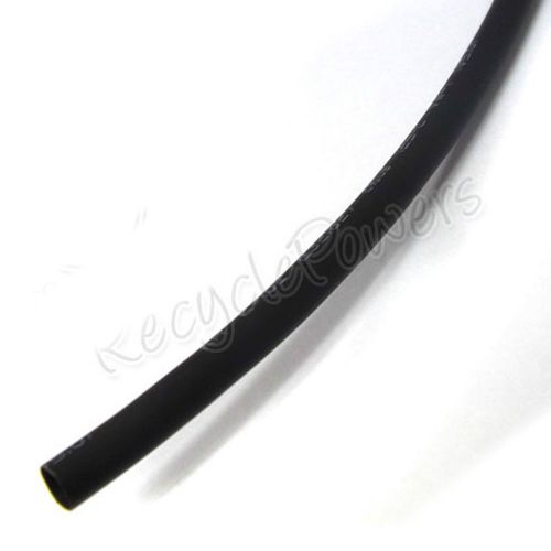 1m Black 3mm Tube Sleeving Heat Shrink Tubing