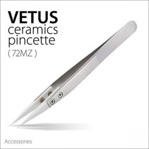 VETUS 72MZ SWISS CERAMIC TWEEZER PINCETTE CERAMIC HIGH TEMP VOLT 1000 degrees