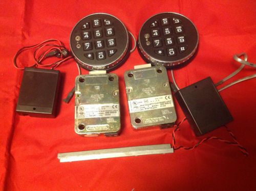 Lot of 2 lagard 33e deadbolt safe/vault lock kit. for sale