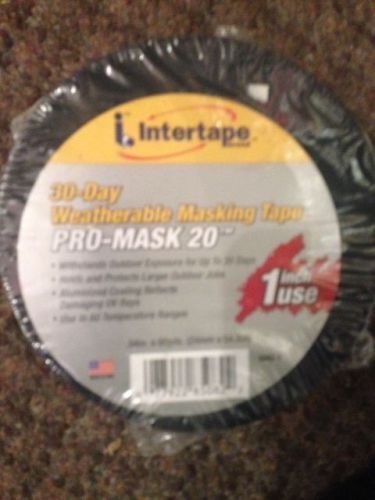 Masking tape 30 day weatherable pro-mask 20 .94&#034;  intertape 5082-1 made in usa for sale
