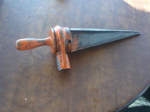 Vintage Ridgid No 3 Straight Pipe Hand Reamer Longrip Handle  Pipe tool  3/8&#034;-3&#034;