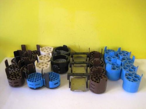 Huge lot of Centrifuge Bucket Rotor Tube Holder Inserts Beckman Jouan M4 Used