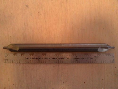 Solid carbide center drill, #5, 60 degree, 6&#034; length