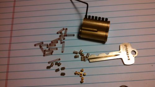 Best brass EZ RE-PIN PRACTICE LOCK Security Pins Locksmith locks lock not picks