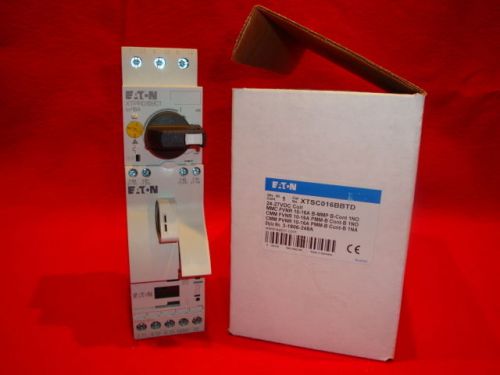 EATON MANUAL MOTOR CONTROLLER 10-16A 24VDC COIL MFR# - XTSC016BBTD NO RESERVE! #