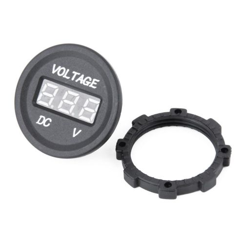 12V-24V Car Motorcycle LED DC Digital Display Voltmeter Waterproof Meter MG