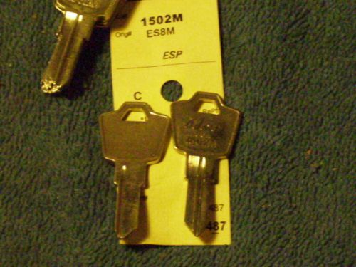 ILCO KEY BLANKS FOR ESP LOCKS, DRAWER LOCKS AND SUCH, ILCO #1502M