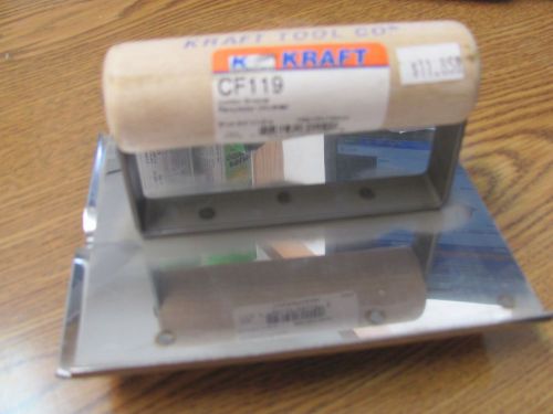 Kraft Tool 6&#034; x 4-3/4&#034; x 1/2&#034; SS Jumbo Hand Groover CF119