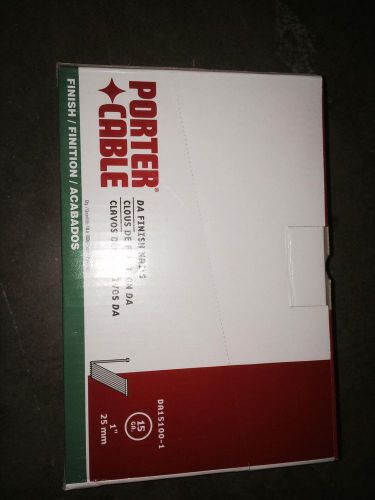 PORTER CABLE TRIM NAIL DA15100 CASE OF 10 BOXES NEW IN BOX! NO RESERVE! L@@K