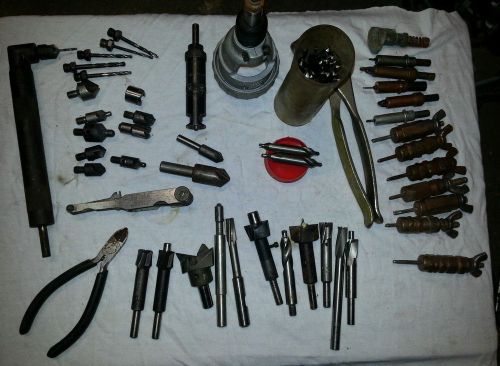 AVIATION AIRCRAFT TOOLS LOT SHEET METAL MEASURING CLECO CLAMP RIVET