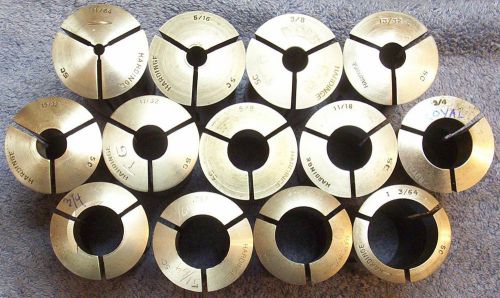 Hardinge &amp; Royal 5C Collet Lot - 12 Hardinge, 1 Royal - Pick Any 5