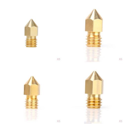 20 Extruder Nozzle Print Head for Makerbot MK8 RepRap 3D Printer Size 0.2-0.5mm