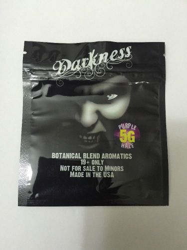 100 darknees 5g empty** mylar ziplock bags (good for crafts jewelry) for sale