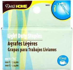 Dritz 9051 Light Duty Staple Refill, 5/16-Inch, 1000-Pack 102920