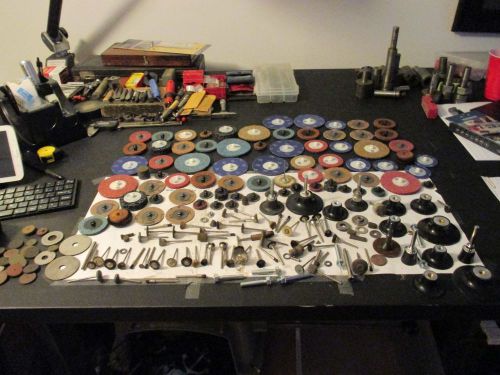 HUGE LOT polishing grindin pads machinist toolmakers tools  c72