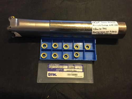 1-1/2&#034; x 8&#034; Long Radius Milling Cutter 6-212-11532 w Box of TMX RDKTMO MF PC3545