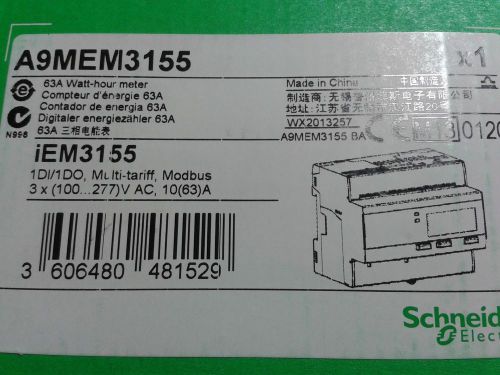 A9MEM3155 - TRIPHASE KWH METER 63A MODBUS MID