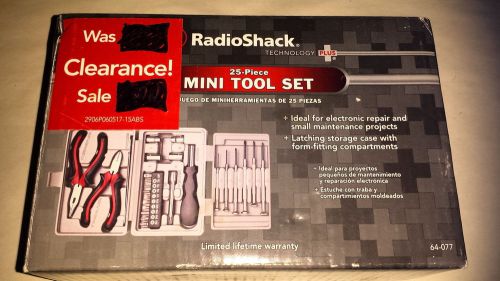 Radio shack 25pc. mini tool set - 64-077 for sale