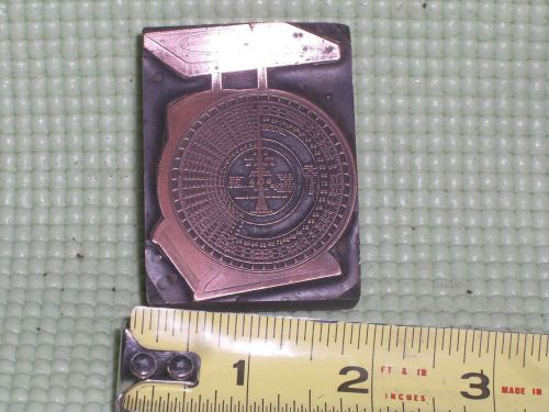 Antique Letter press printing blocks (kitchen scale)