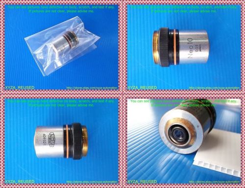 Olympus neo10 /0.25 as picture , microscope objective lens sn:9321 for sale