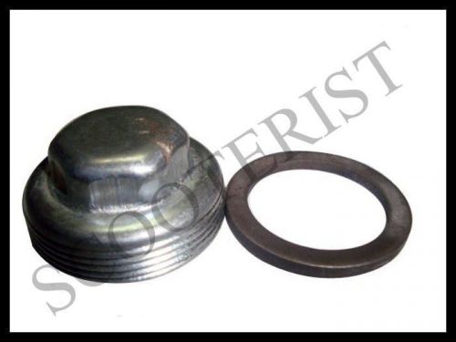 VESPA BAJAJ FRONT HUB AXLE NUT COVER VBB VBA SUPER SPRINT 150