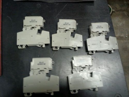 10 WAGO 281-623 FUSED TERMINAL BLOCKS