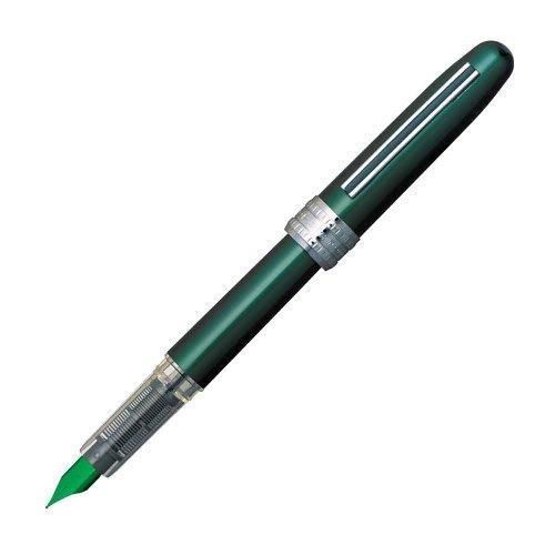 Platinum fountain pen, plaisir fine nib, green (pgb-1000-#41-f) for sale