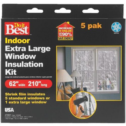 5pk shrink film wndw kit by doitbest, model v75hdb for sale