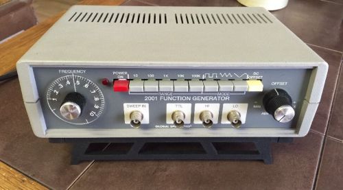 Global Specialties 2001 Function Generator Model 105-2001