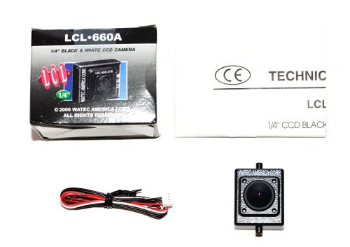 Watec 1/4&#034; CCD Black &amp; White Camera Model LCL-660A-4.3C