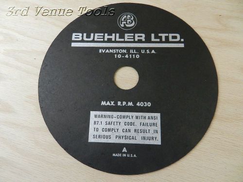 9 buehler 10-4110 abrasive cut off wheels 9&#034; 4030 rpm rc 60 and above for sale