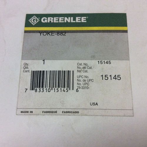 (1) Greenlee 15145 YOKE-BENDER (882)