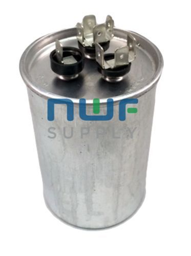 Dual Run Capacitor 80 + 7.5 mfd x 440 vac Round New!