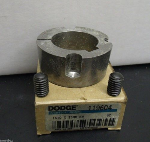 BRAND NEW DODGE TAPER-LOCK BUSHING 119604 1610 X 35MM KW