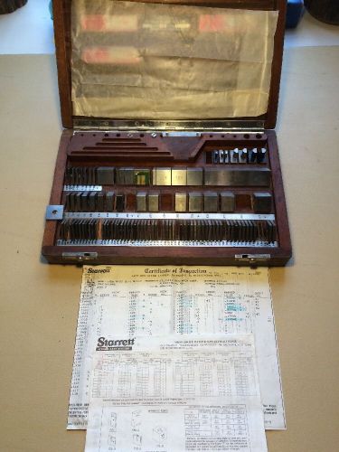 VINTAGE RARE STARRETT FONDA P&amp;W GAGE BLOCK BLOCKS SET METAL MACHINIST MICROMETER