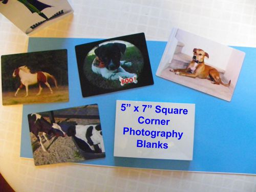 5&#034; x 7&#034; aluminum sublimation photography sheet blanks- 20pcs less than $0.75ea! for sale