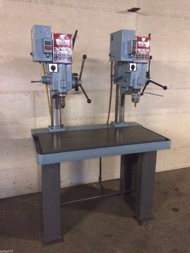 WILTON / ARBOGA 20 INCH DUAL GEARED HEAD DRILL PRESS #20607 47&#034; X 10&#034; TABLE.