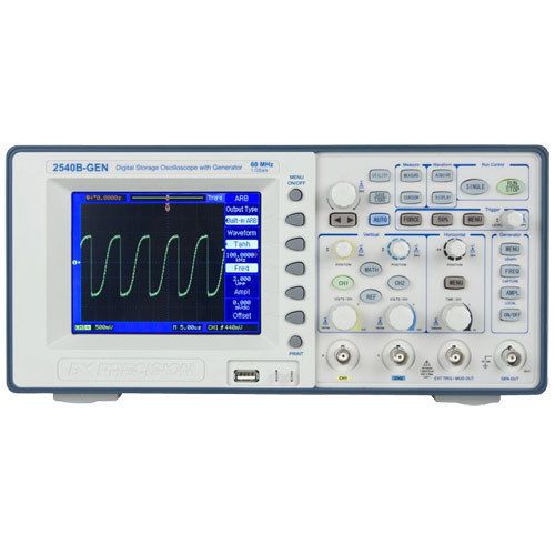 BK Precision 2540B-GEN Digital Storage Oscilloscope, 60 MHz, 1 GSa/s.