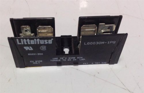 LITTELFUSE 600V-30A SINGLE FUSE HOLDER L60030M-1PQ LOT OF 13