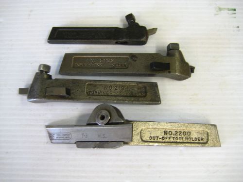 LOT OF 4  MACHINIST LATHE  HOLDER TOOLS ATLAS &amp; CRAFTSMAN