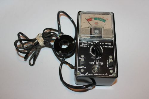 Vintage Superior Instrument CRT Tube Tester Checker