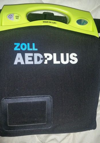 Zoll aed plus,case, unused defibrillator extra batteries for sale