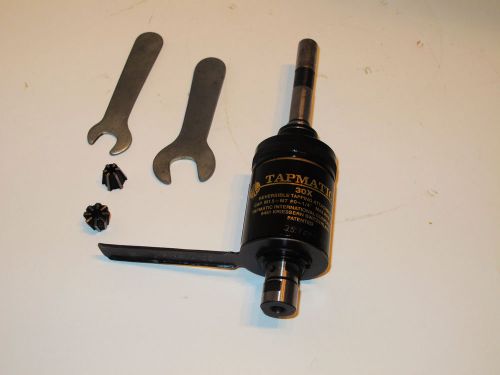 Tapmatic 30x tapping head with 1/2&#034; straight shank and both rubber flex collets for sale