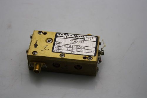 RF Microwave Terra Com Loral 141-0018 RF Module IDF 4.4 - 5.0 GHz SMA