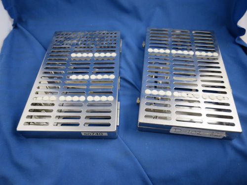 Lot of 2 Hu-Friedy Signa Stat Cassettes, Fit Statim Autoclave 6 1/2&#034; X 10 1/2&#034;