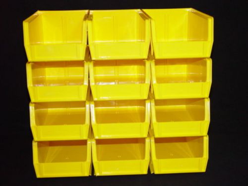 Quantum Storage Heavy Duty Stacking Bins  7 3/8 Inch x 4 1/8 Inch x 3 Inch