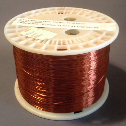 Essex Magnet Wire HGP-200, 24AWG, 10-lb spool