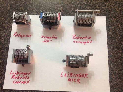 Atlantic Force Forward Rotary Numbering Machine